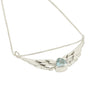 "Trillon" Wing Necklace with Blue Sky Topaz