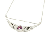 "Trillon" Wing Necklace with Amethyst