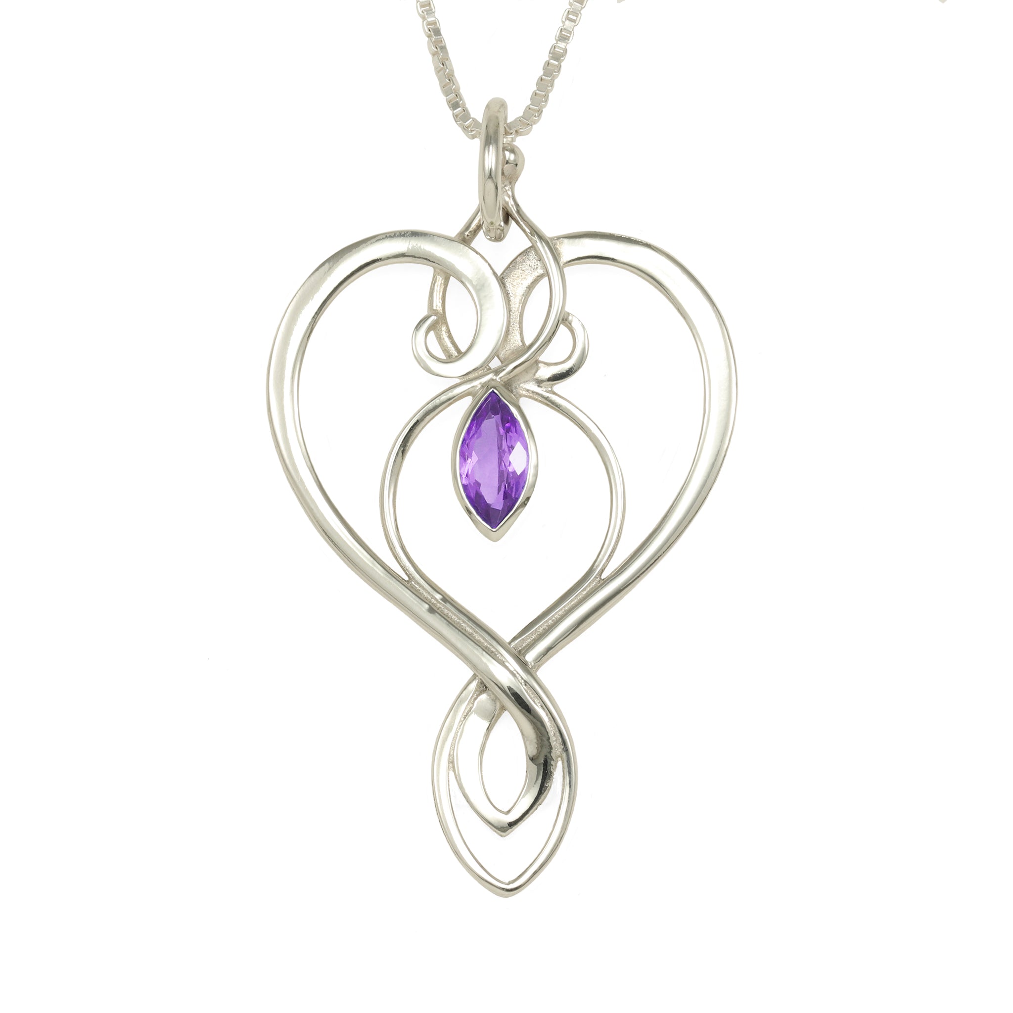 Spiral Heart Pendant – Claudio Starzak Jewelry